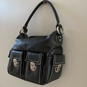 Marc Jacobs black leather handbag